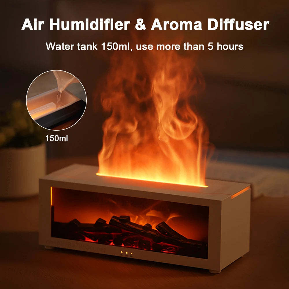 Humidificateur d'Air Effet Flamme