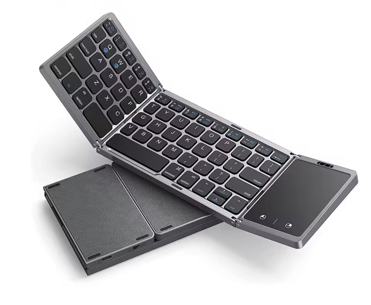 Foldable Bluetooth Keyboard Wireless for PC Mac Smartphone Windows iOS Android